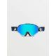 2. Gogle snowboardowe damskie/męskie Volcom YAE LAGOON TIE DYE/BLUE CHROME ochrona UV niebieskie (VG0722110)