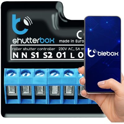 2. BLEBOX shutterbox -  STEROWNIK ROLET  230V