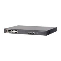 Dahua Technology PoE DH-PFS4218-16GT-240 przełącznik sieciowy Zarządzany Gigabit Ethernet (10/100/1000) Obsługa PoE Czarny
