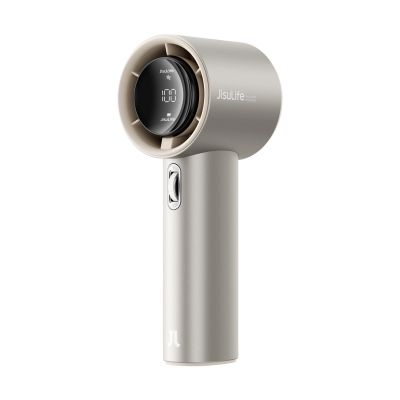 Mini dmuchawa Jisulife Handheld Fan Pro1 S 5000mAh FA53PRO przenośny wiatraczek wentylator USB metalowy - jasnobrązowy