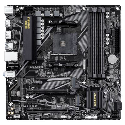 2. Płyta główna Gigabyte B550M DS3H R2, AMD B550, AM4, 4xDDR4, mATX