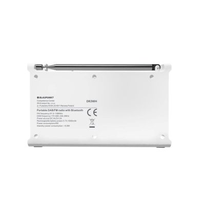 2. Radio przenośne BLAUPUNKT DAB DR3WH, biały