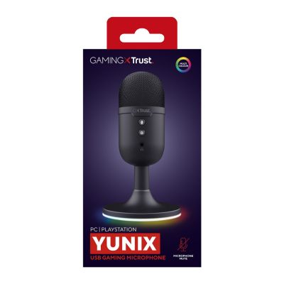 7. MIKROFON TRUST GXT234 YUNIX USB czarny (25372)