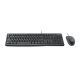 24. Zestaw klawiatura + mysz Logitech MK120 920-002562 (membranowa; USB 2.0; (US); kolor czarny; optyczna; 1000 DPI)