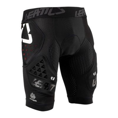 Spodenki z ochraniaczem LEATT Impact Shorts 3DF 4.0 rozmiar M, czarne