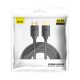 5. Baseus kabel HDMI 2.1 8K 60 Hz 48 Gbps / 4K 120 Hz / 2K 144 Hz 3D eARC QMS Dynamic HDR VRR ALLM 3 m czarny (CAKGQ-L01)