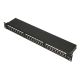 4. Patch panel Extralink  EX.9830 (1U; kat. 5e; 24xRJ-45)