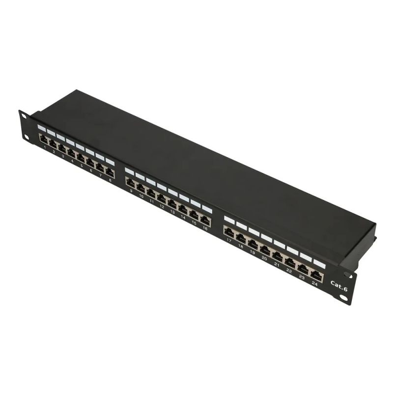 4. Patch panel Extralink  EX.9830 (1U; kat. 5e; 24xRJ-45)
