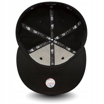 4. Czapka z daszkiem New Era 59FIFTY MLB Atlanta Braves Fullcap Czarna - 10047487
