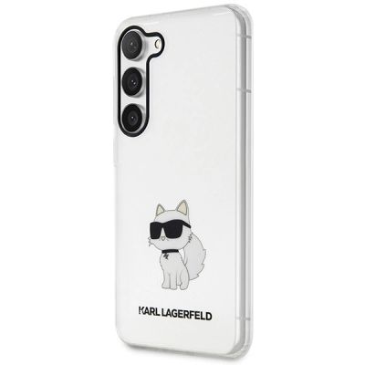 2. Etui Karl Lagerfeld Ikonik Choupette na Samsung Galaxy S23+ - przezroczyste