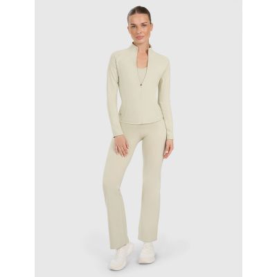 6. Bluza treningowa slim szybkoschnąca damska 4F 4FRAW25TFSWF0808-83S