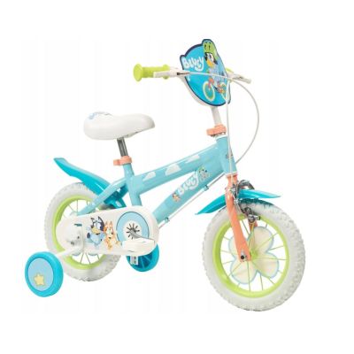 19. Rower dziecięcy TOIMSA Bluey 12"  Błękitno-limonkowy