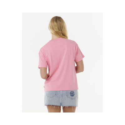 2. Koszulka RIP CURL SURF PUFF RELAXED TEE różowa
