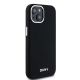 4. Etui DKNY Liquid Silicone Small Metal Logo MagSafe na iPhone 15 / 14 / 13 - czarne