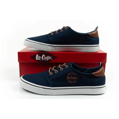 10. Lee Cooper buty sportowe męskie trampki modne granatowe wygodne