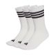 5. Skarpety adidas 3-Stripes Cushioned Sportswear Crew 3 pair biało-czarne JZ0532