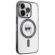 4. Etui Karl Lagerfeld IML Karl's Head MagSafe na iPhone 15 Pro - przezroczyste