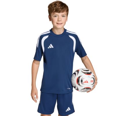 14. Koszulka dla dzieci adidas Tiro 26 League Jersey granatowo-biała KB1323