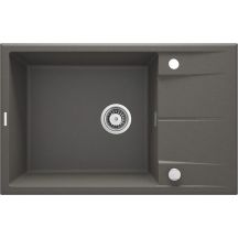 Zlewozmywak granitowy 1-komorowy z ociekaczem ZQE_T11B 5907650874287