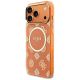 2. Etui Guess IML Peony Dot MagSafe na iPhone 17 Pro Max - pomarańczowe