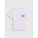 6. T-shirt regular z nadrukiem chłopięcy 4F 4FJRAW26TTSHM4343-10S