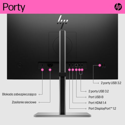 15. HP Monitor dotykowy E24t G5 FHD