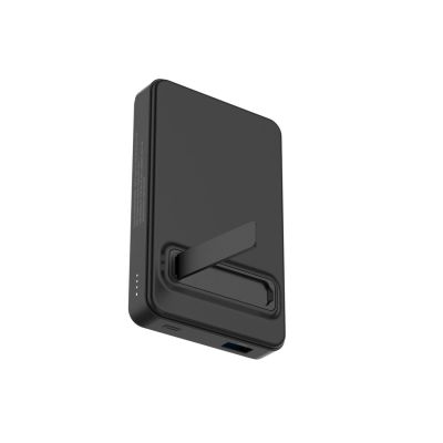 12. Powerbank Wozinsky WLWP-10KA0Y3S 22,5W PD Qi2 10000 mAh, z podstawką, 1x USB-A, 1x USB-C - czarny