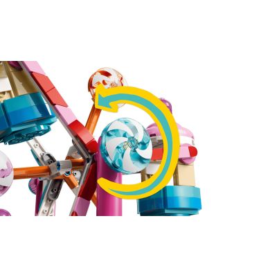 8. LEGO Friends 42700 - Cukierkowo-babeczkowy diabelski młyn