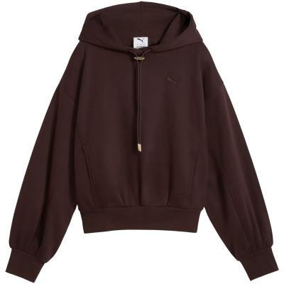 2. Bluza damska Puma Her Relaxed Hoodie brązowa 694027 33