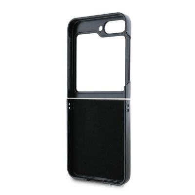 7. Etui Guess Leather 4G Metal Logo na Samsung Galaxy Z Flip 6 - czarne