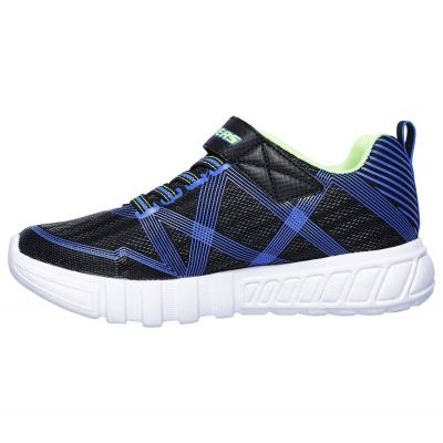 5. Dziecięce buty sportowe Skechers sneakersy FLEX-GLOW granatowe (90542L-BBLM)