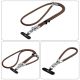 4. Smycz do telefonu Tech-Protect C10S Crossbody (114 cm) + na nadgarstek (31 cm) - brązowo-tytanowa