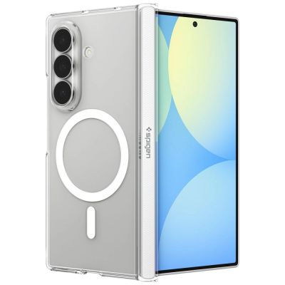 2. Etui Spigen AirSkin Zero MagFit MagSafe na Samsung Galaxy Z Fold 8 Ultra - przezroczysto-białe