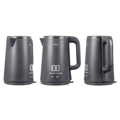 5. ELDOM CZAJNIK BEZPRZEWODOWY C515S ORRA 1,8L 2000W, SZARY, 5 PROGRAMÓW 45,55,70,85,100°C, PODTRZYMYWANIE TEMPERATURY