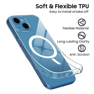 5. Etui Tech-Protect FlexAir MagSafe na iPhone 13 Mini - przezroczyste