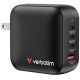 Verbatim Mini GaN Ładowarka 100W 3xUSB-C PD, 1xUSB-A QC 3.0