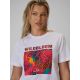 3. T-shirt regular z nadrukiem damski 4F 4FRSS26TTSHF4514-10S