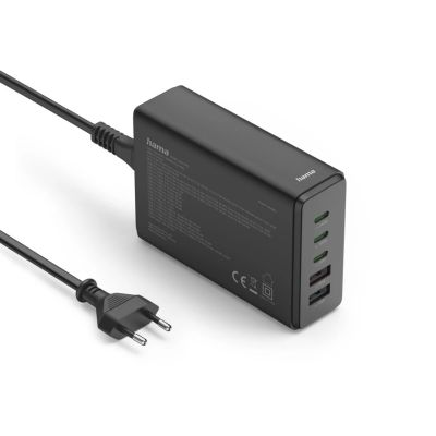 3. Hama 00201978 ładowarka do urządzeń przenośnych Laptop, Power bank, Smartfon, Tablet Czarny Prąd przemienny Szybkie ładowanie Wewnętrzna