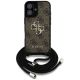 2. Etui Guess 4G Big Logo Cord Stap Crossbody do iPhone 16 brązowy