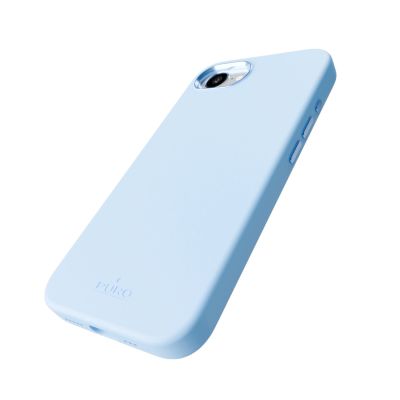 7. Etui silikonowe Puro Icon Mag Pro MagSafe do iPhone 16e/17e - niebieskie