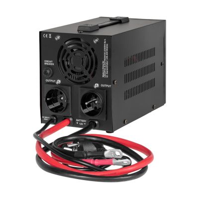 6. Zasilacz awaryjny Rebel POWER-800-LFP4 - przetwornica z czystym przebiegiem sinusoidalnym i funkcją ładowania  12V 230V 800VA/500W