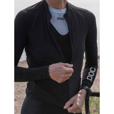 3. Koszulka rowerowa POC ESSENTIAL ROAD W'S LS - czarny