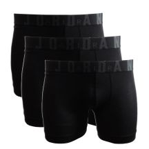 Bokserki męskie Air Jordan Flight Men's Modal Boxer Briefs 3-Pack Czarne - JM0621-023