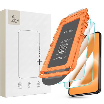 Szkło hartowane Tech-Protect Quick Set+ 2-Pack na Samsung Galaxy A18 4G / 5G
