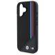 6. Etui BMW M Meshed Tricolor Stripes MagSafe na iPhone 16 - czarne