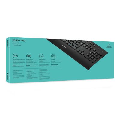 9. Klawiatura Logitech 920-005217 (USB 2.0; kolor czarny)