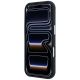 5. Etui BMW Sign Deboss Quilted Metal Logo MagSafe na iPhone 18 Pro Max - ciemnoszare