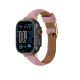 4. Skórzany pasek AMAZINGTHING Class Band do Apple Watch 45 / 46 / 49 mm - różowy