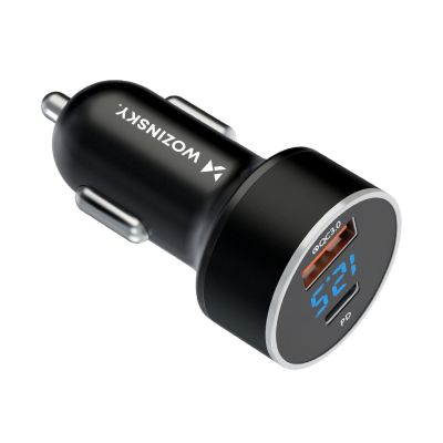 3. Ładowarka samochodowa Wozinsky WDCCAC USB-C USB-A 36W - czarna
