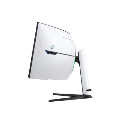 20. Samsung Odyssey S57CG954NU monitor komputerowy 144,8 cm (57") 7680 x 2160 px 8K Ultra HD QLED Czarny, Biały